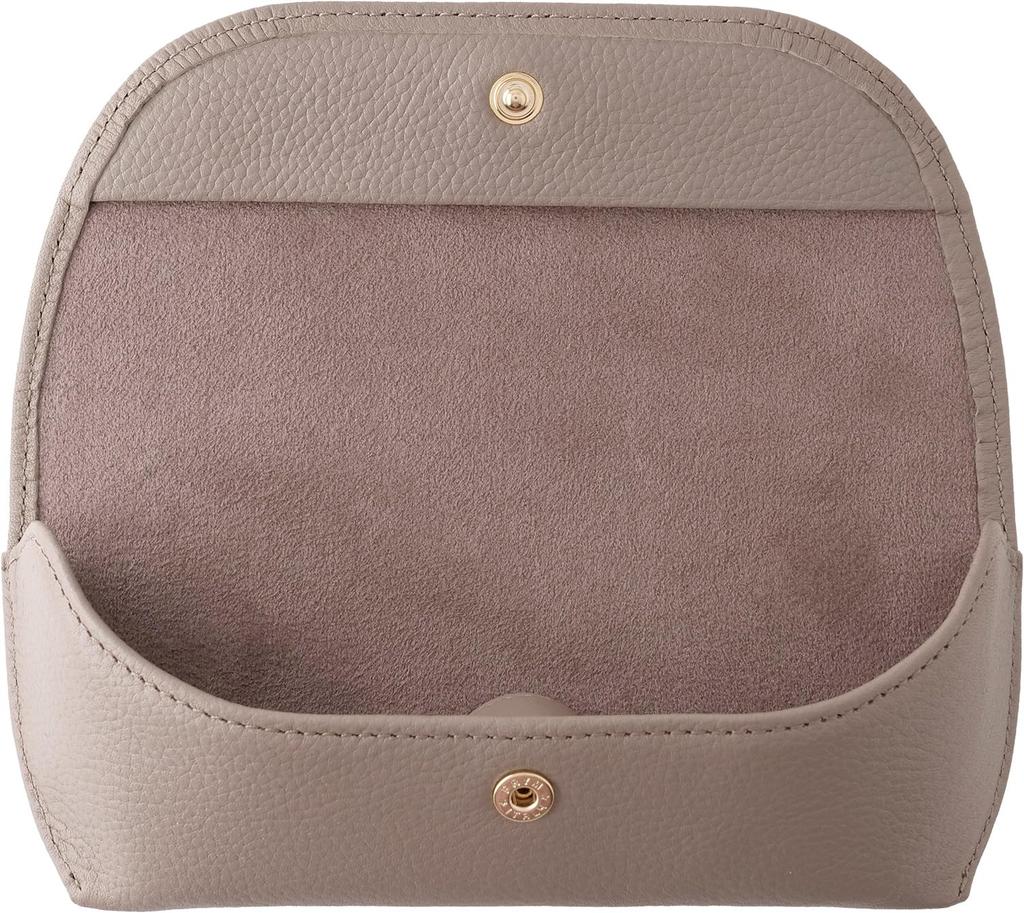 Чехол-футляр для очков, Серо-бежевый, OSL-5402