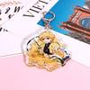 Keyring Two-sided Decorative Acrylic Demon Slayer Anime Keychain for Gift