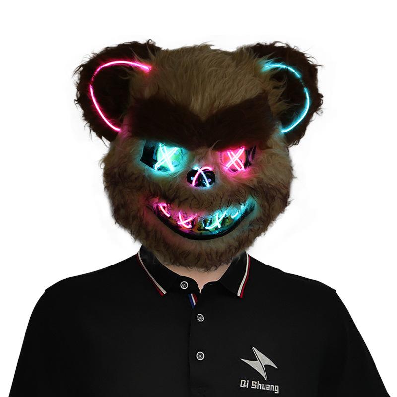 Glowing Halloween Bloody Animal Party Mask
