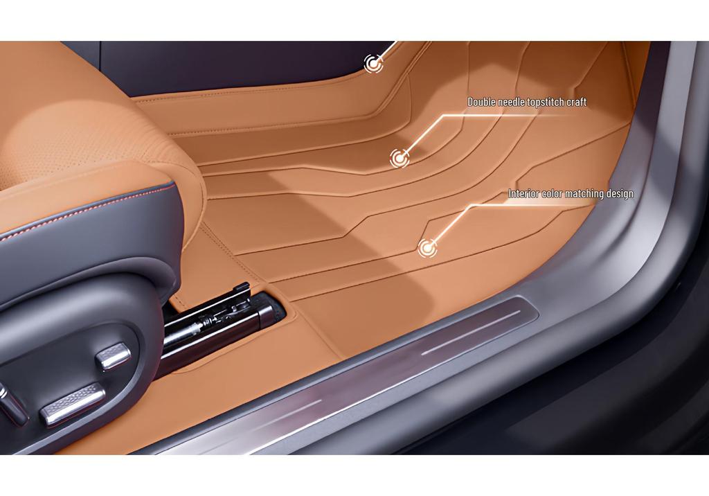 Комплект ковриков на весь пол и в багажник для Chery ICAR V27 2026 - Улучшение интерьера