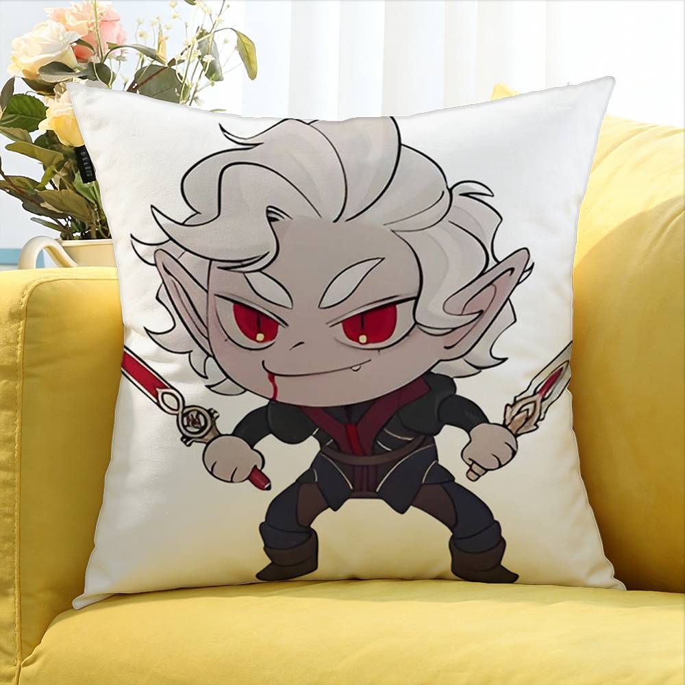BBaldurs AAstarion World Various Sizes Square Pillow Case For Car Home Bedchamber Decor