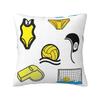 Water Polo Mother Square Pillowcase Cushion Cover Pillow Case Throw Pillow Cover for Home Sofa Living Room