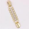 Trendy Retro New DIAMOND Sweater Blouse Pin Shawl Brooch Duck Clip Clasps Cardigan Clip