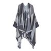 Women Men Knit Shawl Horse Print Fringe Scarf Warm Cape Travel
