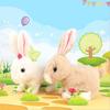Cute Walking Pet Electric Toy Soft Gift Plush Rabbit For Kids