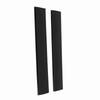 Black Replacement Left & Right Faceplate Cover Shell Case for PS3 Slim Console