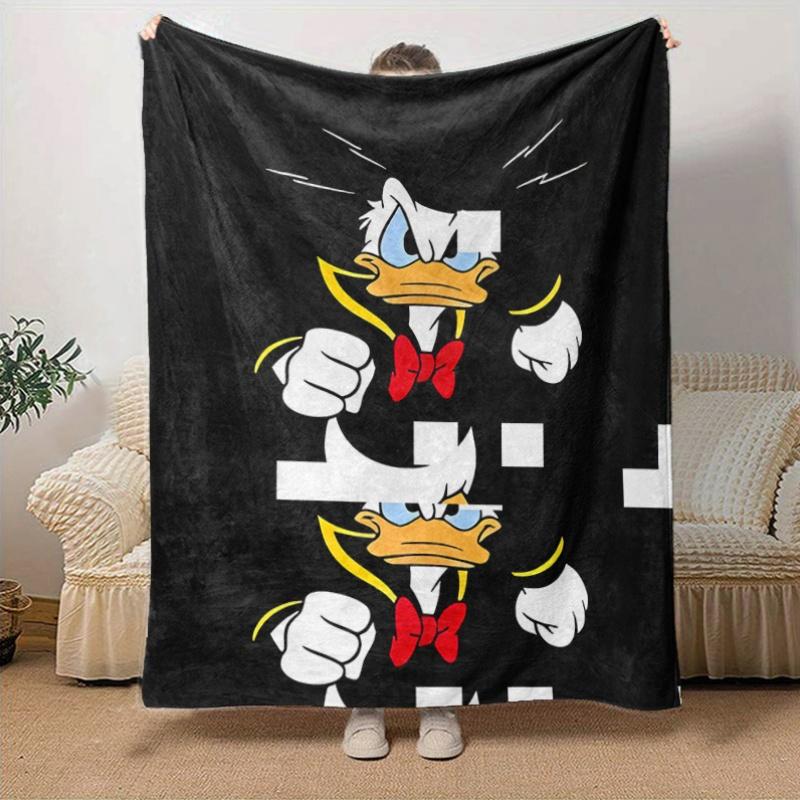 1pc, Donald Duck Throw Blanket Cozy & Soft Home Decor for Couch, Bed, Car, Travel, Camping