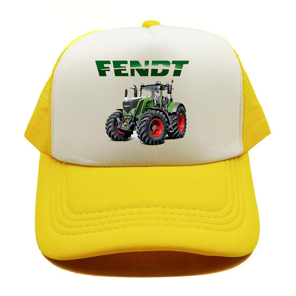 Кепка тракера Fendt Унисекс Смешной Трактор для сельского хозяйства Сельское хозяйство Шляпа Fendt Бейсболка Крутая Летняя Унисекс Сетчатые Кепки