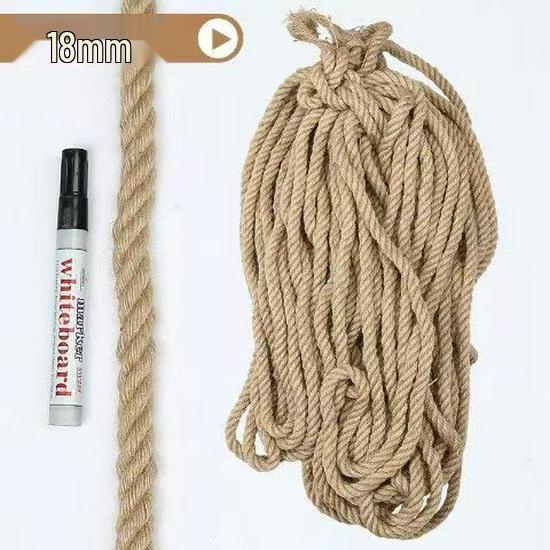 Ретро пеньковая веревка для DIY когтеточки, декора горшка, поделок из шин, плетения ваз и обмотки труб кондиционера