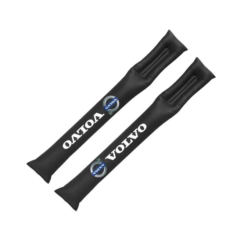 2Pcs Car Seat Gap Filler Strip Soft Pads Leather Car Styling Spacer For Volvo Xc60 Xc90 V40 V60 S60 V50 V90 S80 C40 XC40 V70 C30