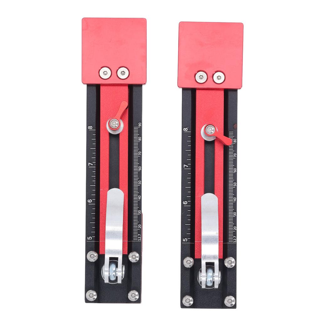 2 шт. Раздвижной монтажный калибр из алюминиевого сплава, прозрачные стандартные шкалы, раздвижной монтажный инструмент