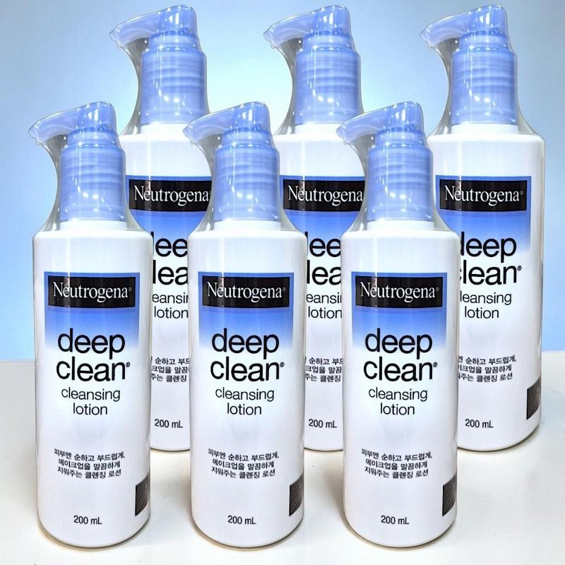 Нейтрогена Очищающий лосьон Deep Clean, 200 мл, 6 шт.