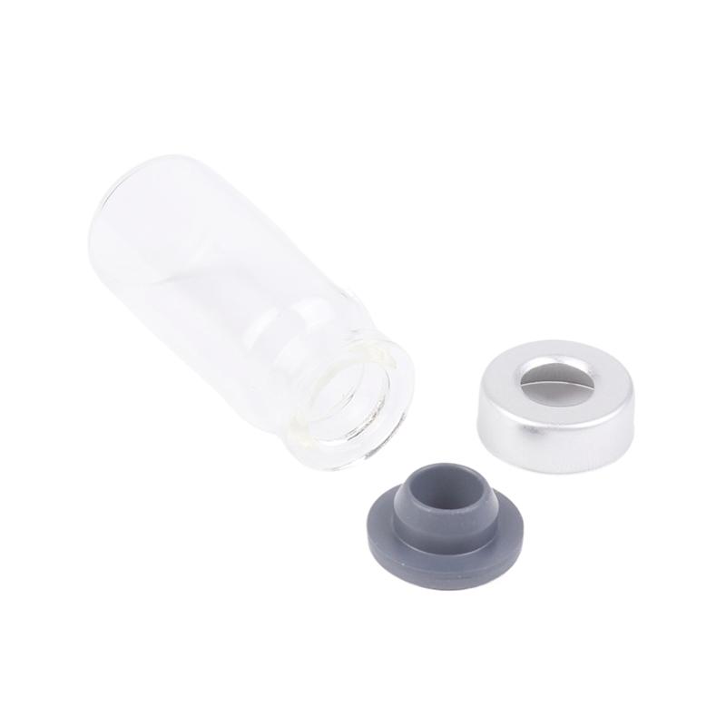 10 Pack 5/10/20Ml Sealed Sample Vials Transparent Glass Vials With Self Healing Injection Port