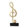 Music Note Sculpture Music Note Shape Elegant Simple Resin Music Note Table Sculpture for Office