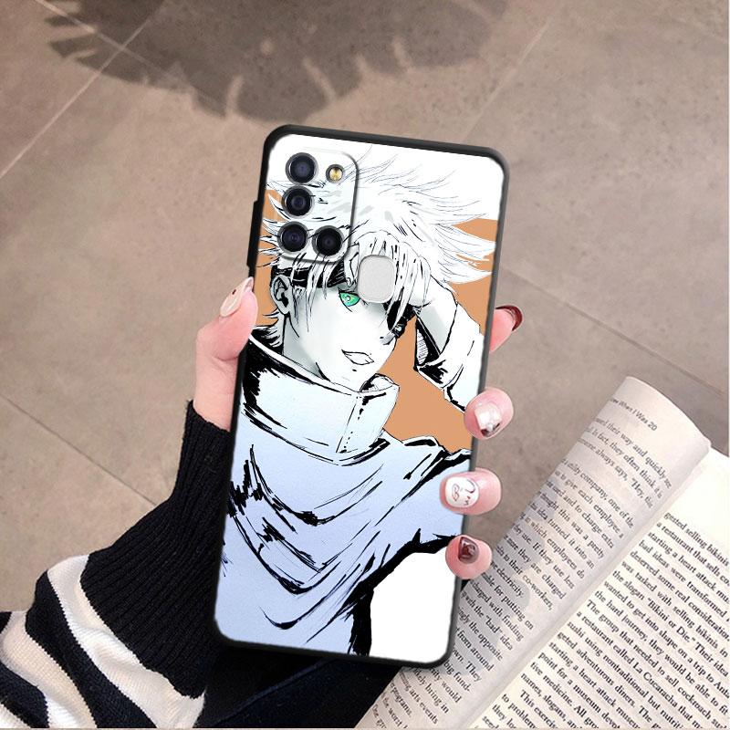 Лучшие чехлы Dark Jujutsu Kaisen Jjk для Samsung Galaxy M12 M22 M32 5g M31 M30s M23 M51 M52 M33 M13 M31, силиконовый чехол