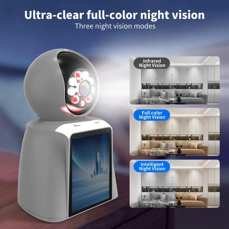 Smart 2.4G 2K WiFi Indoor Security Camera Support Remote Two-Way Video Wireless Cameras for Pet/Dog/Child/Elder with Phone APP