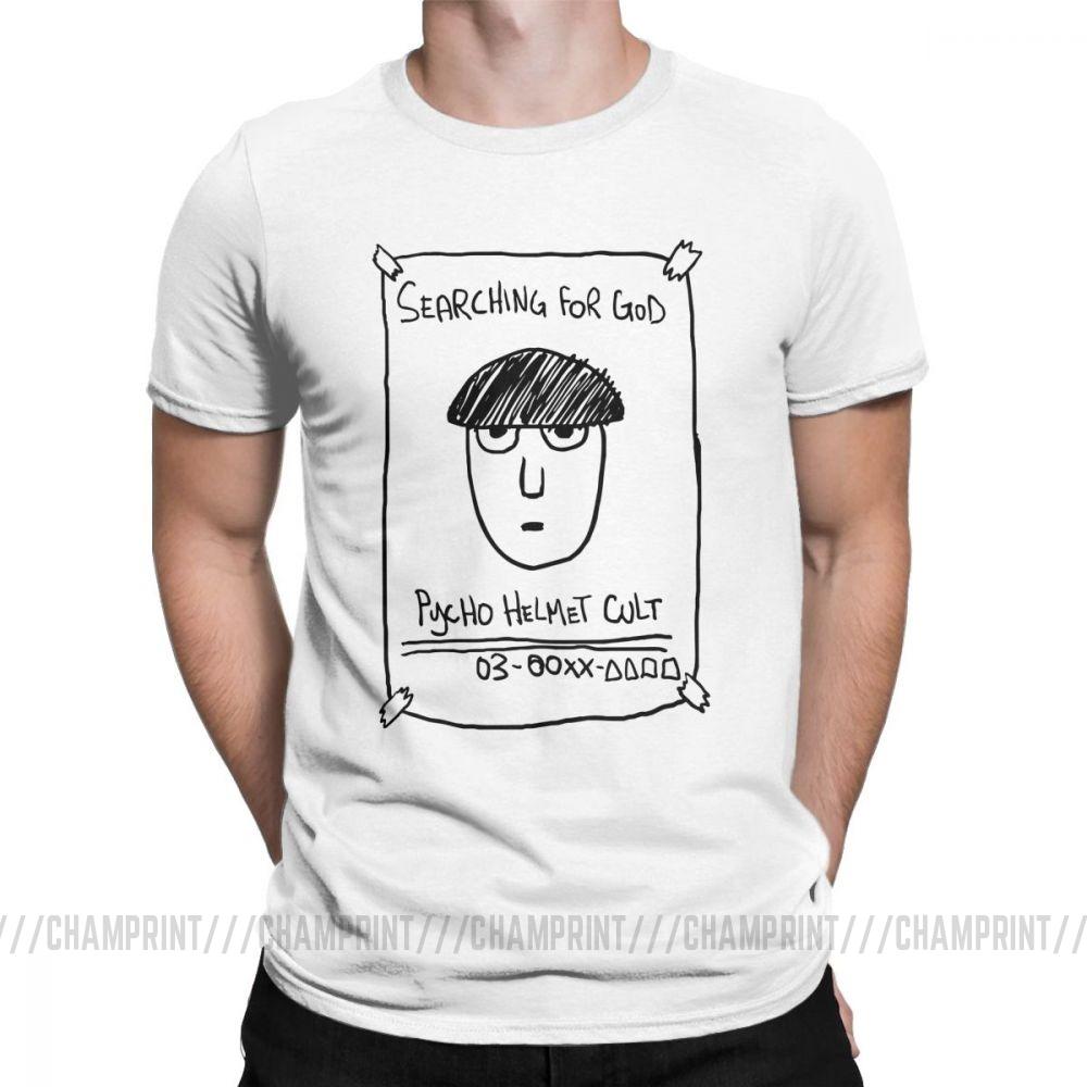 Fashion Mob Psycho 100 Where Is He T Shirt For Men Round Neck 100 Cotton