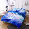 Home Textiles Rainbow Unicorn Bedding 3D Digital Printing Quilt Set Three-Piece Set