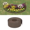 VidaXL Garden Edging 4 Pcs Brown 10 M 20 Cm Polyethylene 3155462