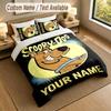 3Pcs Bedding Set Custom Name Text, 1 Sheet 2 Pillowcases Home Bed DecorScooby-Doo