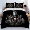 3D R-Resident Evil Games Gamer  Comforter Bedding Set,Duvet Cover Bed Set Quilt Cover Pillowcase,king Queen Size Bedding Set Kid
