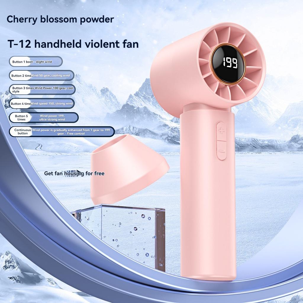Summer New Usb Rechargeable Mini Portable Handheld Fan High-Speed Cooling For Office Camping Outdoor Use
