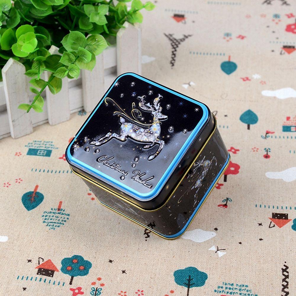 Christmas Ornaments Tin Box Gift Box Storage Box Candy Box Christmas Supplies Christmas Decorations