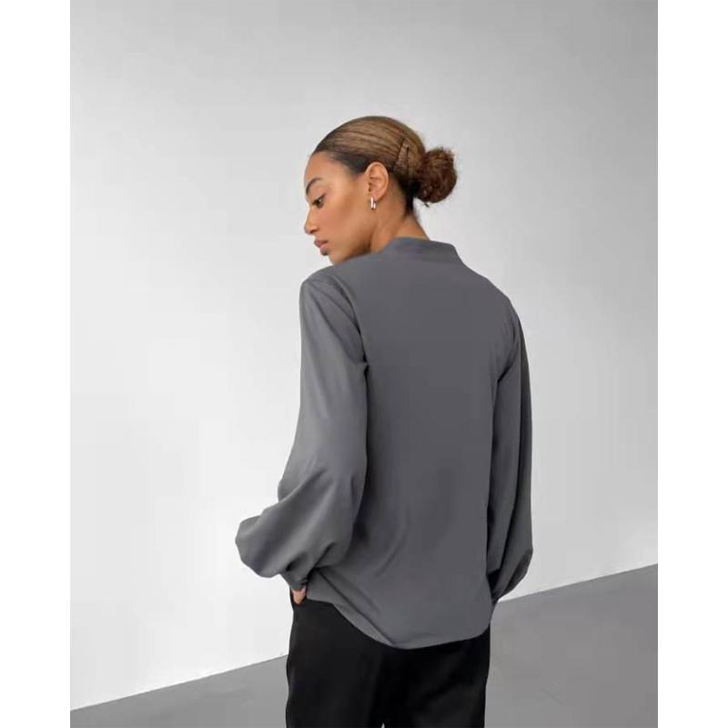 Blusas mujer de moda 2022, летний топ, женские рубашки, женская зелено-белая рубашка, блузки, топы, шикарная женская блузка с длинными рукавами