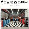 1 piece of 2D flat, retro auto repair shop, polyester photo background cloth, party banner pull-up flags, birthday supplies
