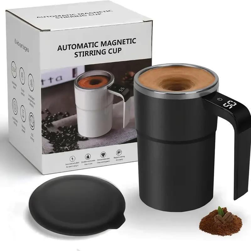 Rechargeable Smart Magnetic Stirring Cup for Coffee, Smoothies, and Protein Shakes