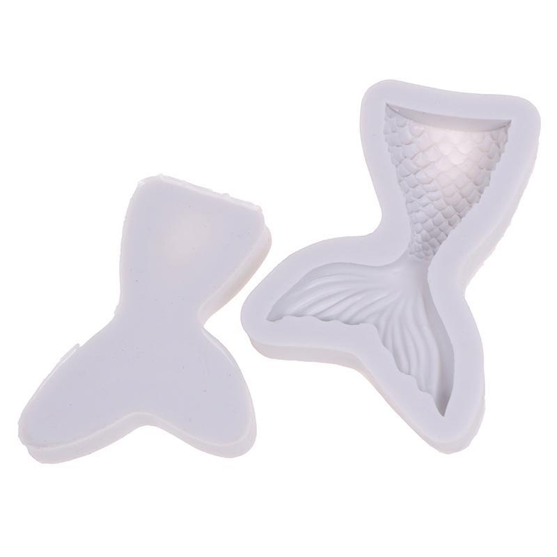 Хвост русалки, жидкая силиконовая форма для торта, форма для помадки, форма для украшения кондитерских изделий