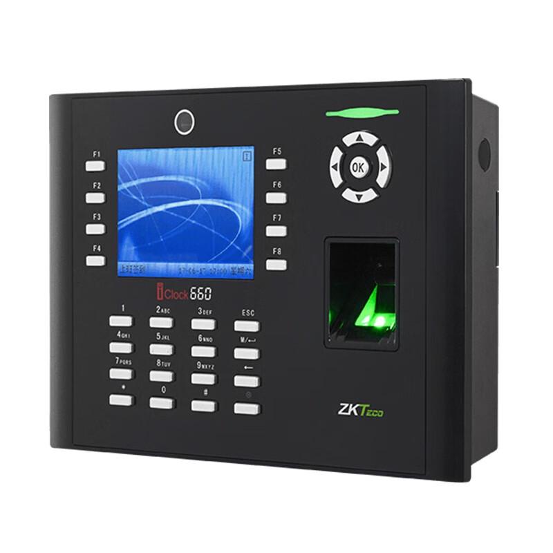 ZKTeco iClock660 Fingerprint Time Attendance Machine CN plug (adapter included)
