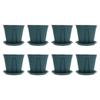 Ledmomo Slit Rose Size Plastic Rooting Plastic Houseplant Pots with Guides Roots To the Bottom of the Prevents Root Set of 8 Pots, Pots, 4, Planter,