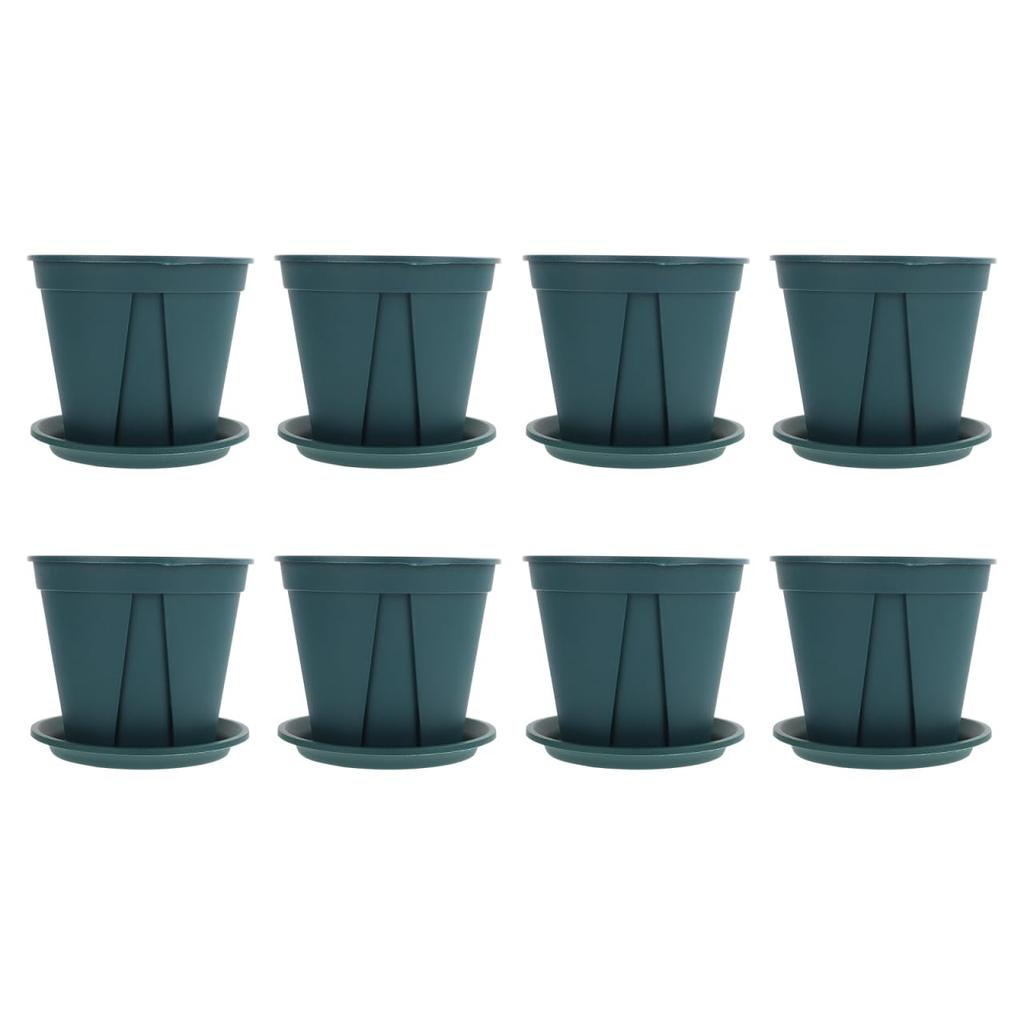 Ledmomo Slit Rose Size Plastic Rooting Plastic Houseplant Pots with Guides Roots To the Bottom of the Prevents Root Set of 8 Pots, Pots, 4, Planter,