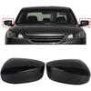 2Pcs Front Driver Side And Passenger Side Rearview Mirror Cover Caps Compatible With Honda Accord 2008 2009 2010 2011 2012 Glossy Black