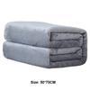 Faux Fur Blanket Solid Color Grey Flannel Fleece Blanket Adult Kids Soft Plush Warm Blanket Bed Cover for Home Office Bedspread