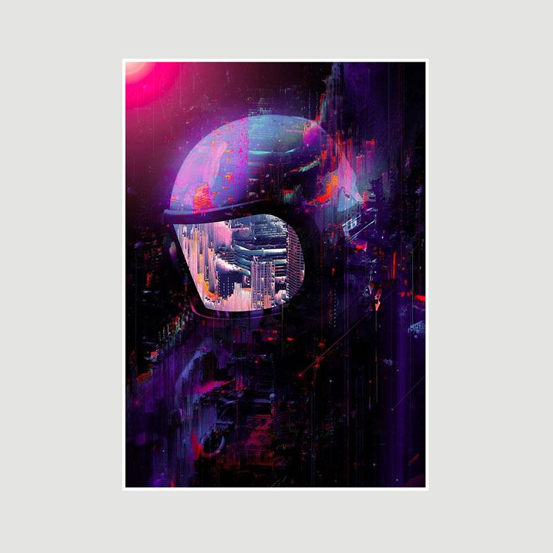 Astronaut Space Dreaming Poster Aesthetic White Paper Posters and Prints Wall Art Pictures for Living Room Bar Decoration Painting Home Decor