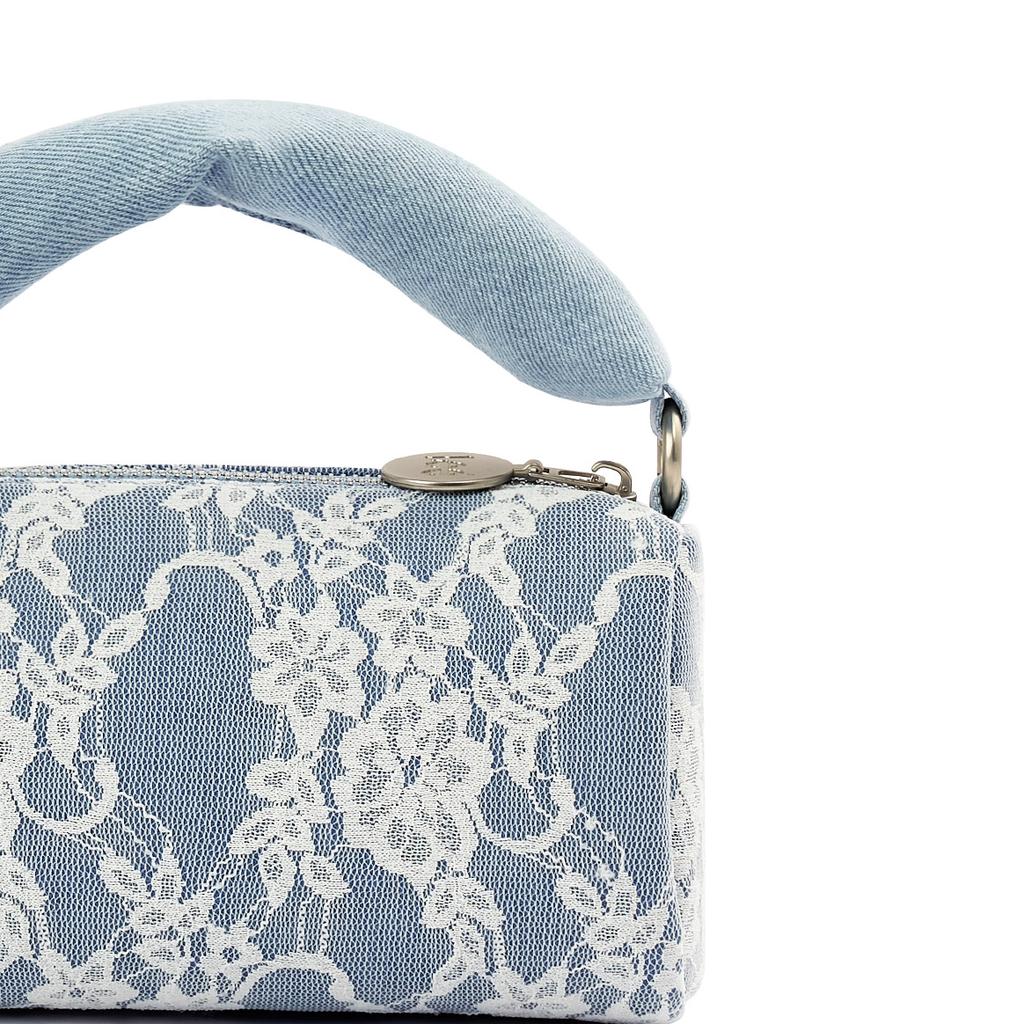 New Lee Fabric Handbag, Shoulder Bag, Crossbody Bag Large Size Women's Blue LE250038L-501