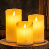 Waterproof Flameless Candles Battery Operated LED Candles with Remote Control Flickering Fake