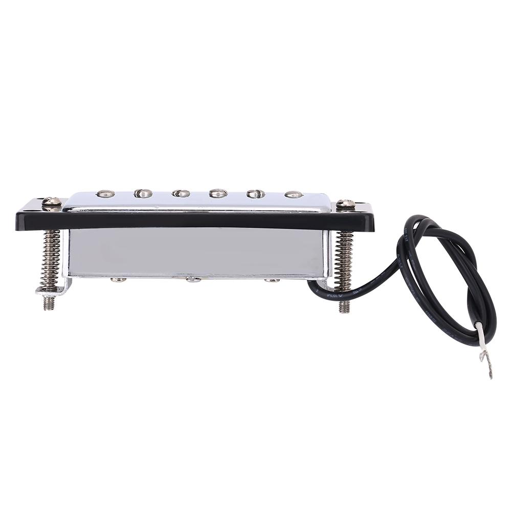 Комплект хромированных звукоснимателей Humbucker для бриджа и грифа с крепежными винтами для гитар LP