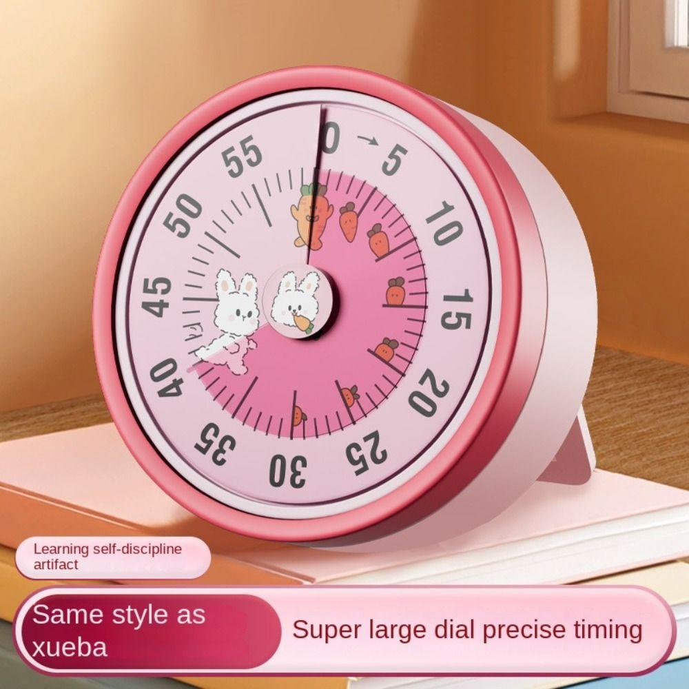 60-Minute Visual Timer with Stand Countdown Clock Mechanical Timer Kitchen Cooking Accessories
