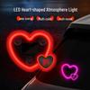 BYD Han Car Solar Heart Neon Light Wireless Decor