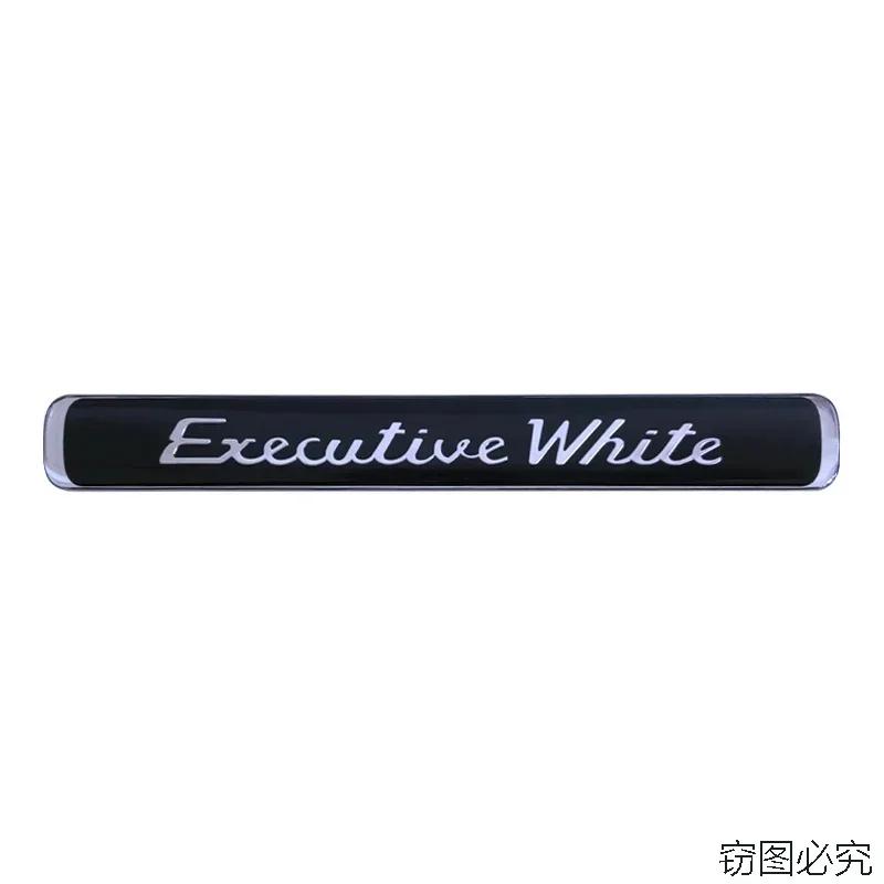 wvkzl2 Car Sticker Executive Black White Emblem 60th Anniversary Badge Decal for Toyota Tundra Corolla Prado Brownstone Limited Edition