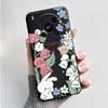 Phone Case For ZTE Blade V70 Max/Nubia V70 Max Soft Silicone Black Case Bright Pattern Pink Sand Beach,Garden Shockproof Shell