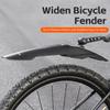 Велосипедное крыло, расширенное, быстросъемное, универсальные велосипедные крылья 26–29 дюймов, регулируемые передние и задние грязевые велосипедные крылья
