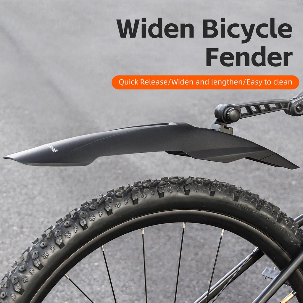 Велосипедное крыло, расширенное, быстросъемное, универсальные велосипедные крылья 26–29 дюймов, регулируемые передние и задние грязевые велосипедные крылья