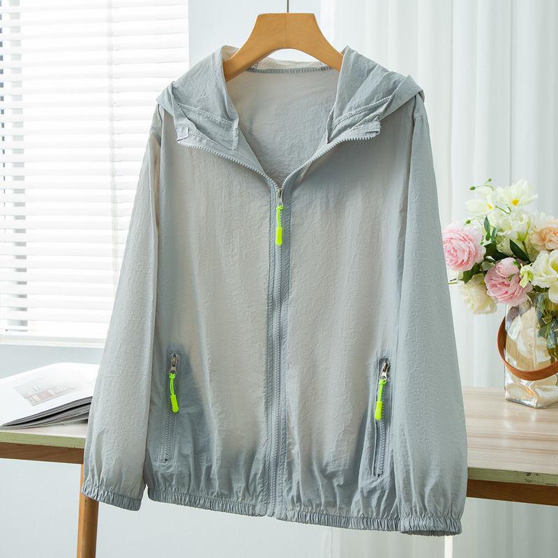 Летняя женская солнцезащитная одежда, повседневная и универсальная, легкая и дышащая, солнцезащитная одежда, куртки с капюшоном