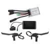 36V 48V 250W 15A Motor Controller LCD8H Panel Thumb Throttle Kit for Road Bikes Mountain Bikes