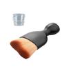 VAKOZEL Handle-Type Foundation Brush with Case Black 1 Piece