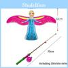New Plastic Swallow Goldfish Children's Hand-held Wing Fluttering Cartoon Kite 35cm Dynamic Butterfly